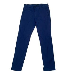 Theory brand men's nylon pants tactical cargo Navy Blue lightweight golf SZ 33”